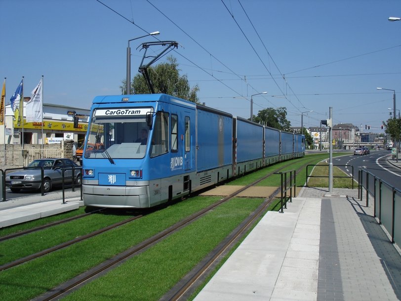 Nouveau test de tram cargo à Karlsruhe